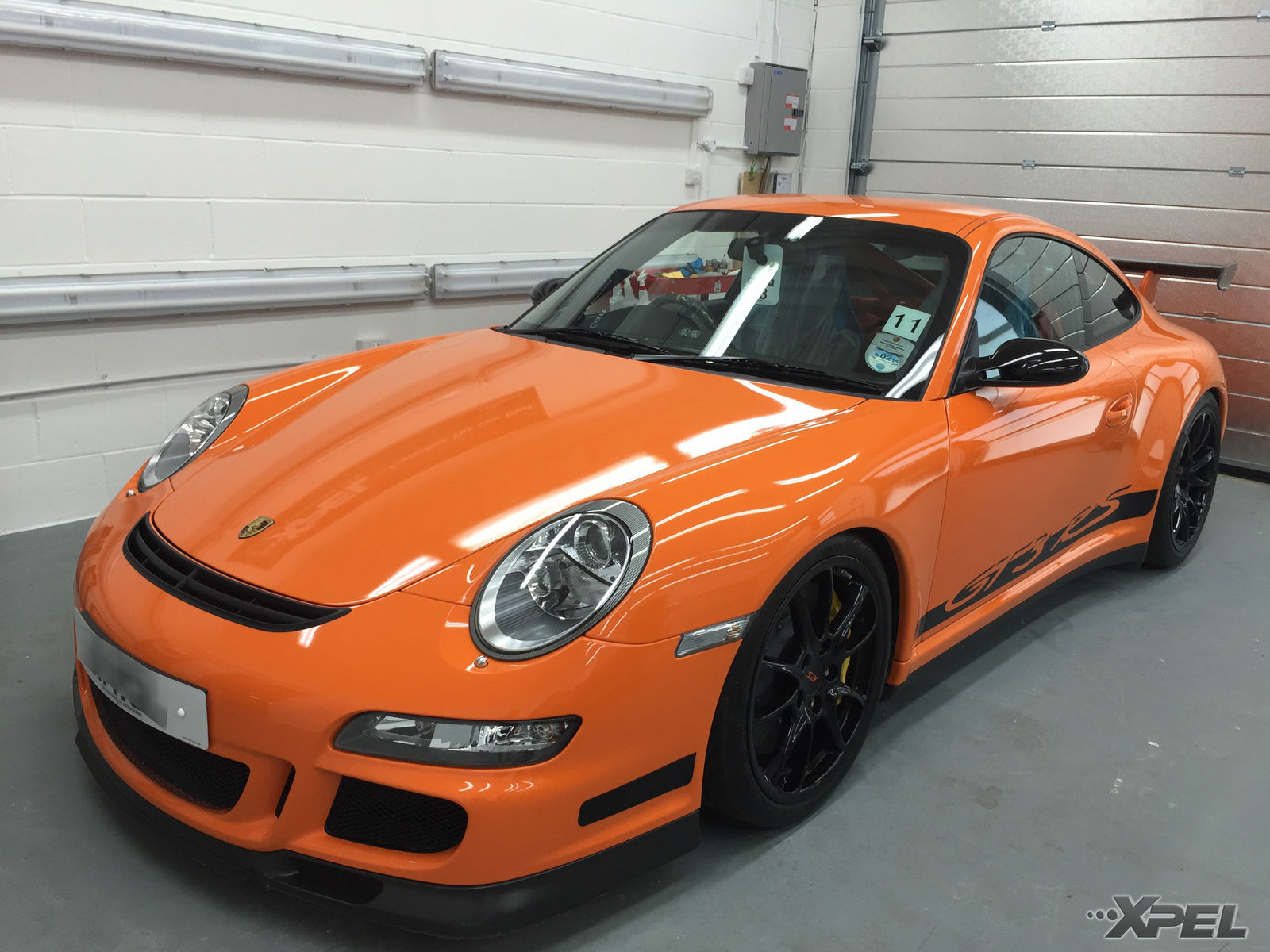 | Porsche GT3RS protected with XPEL ULTIMATE