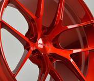 Forgeline One Piece Forged Monoblock VX1 in Transparent Red