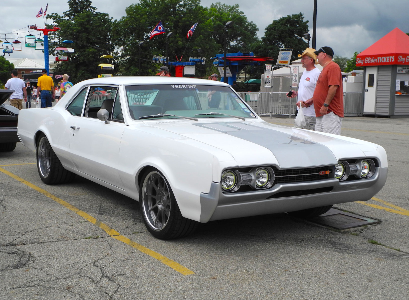 1967 Oldsmobile Cutlass | YearOne's '67 Olds Cutlass on Grip Equipped Rebel Wheels at Goodguys Columbus