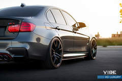 BMW M3 on 20" XO Luxury Wheels - Low Side Shot