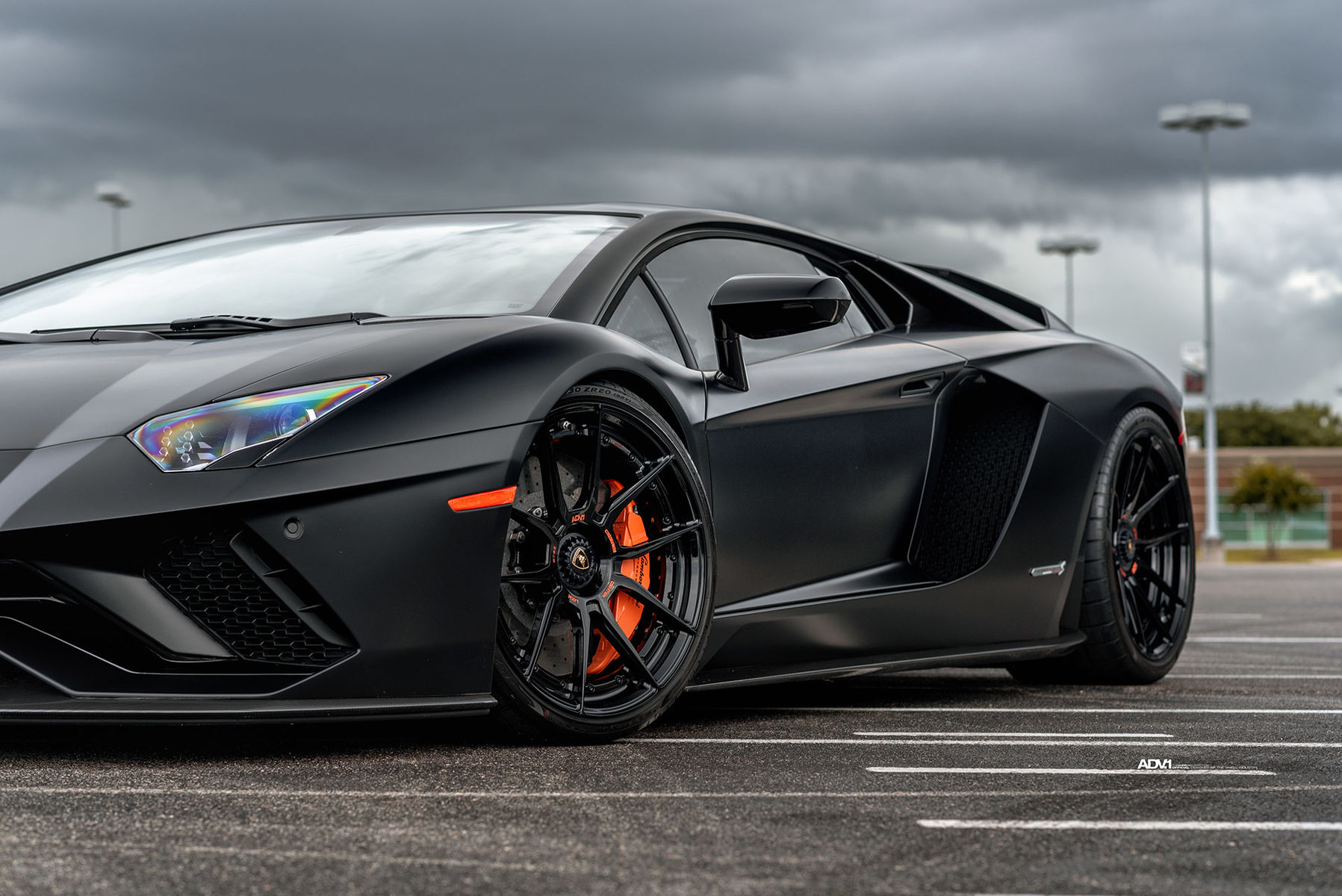  Lamborghini Aventador | Satin Black Lamborghini Aventador S - ADV.1 ADV5.0 M.V2 CS Series Wheels
