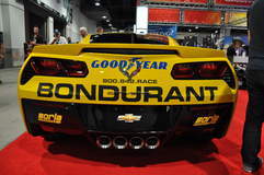 '14 C7 Corvette Stingray in Bondurant booth @ SEMA '13