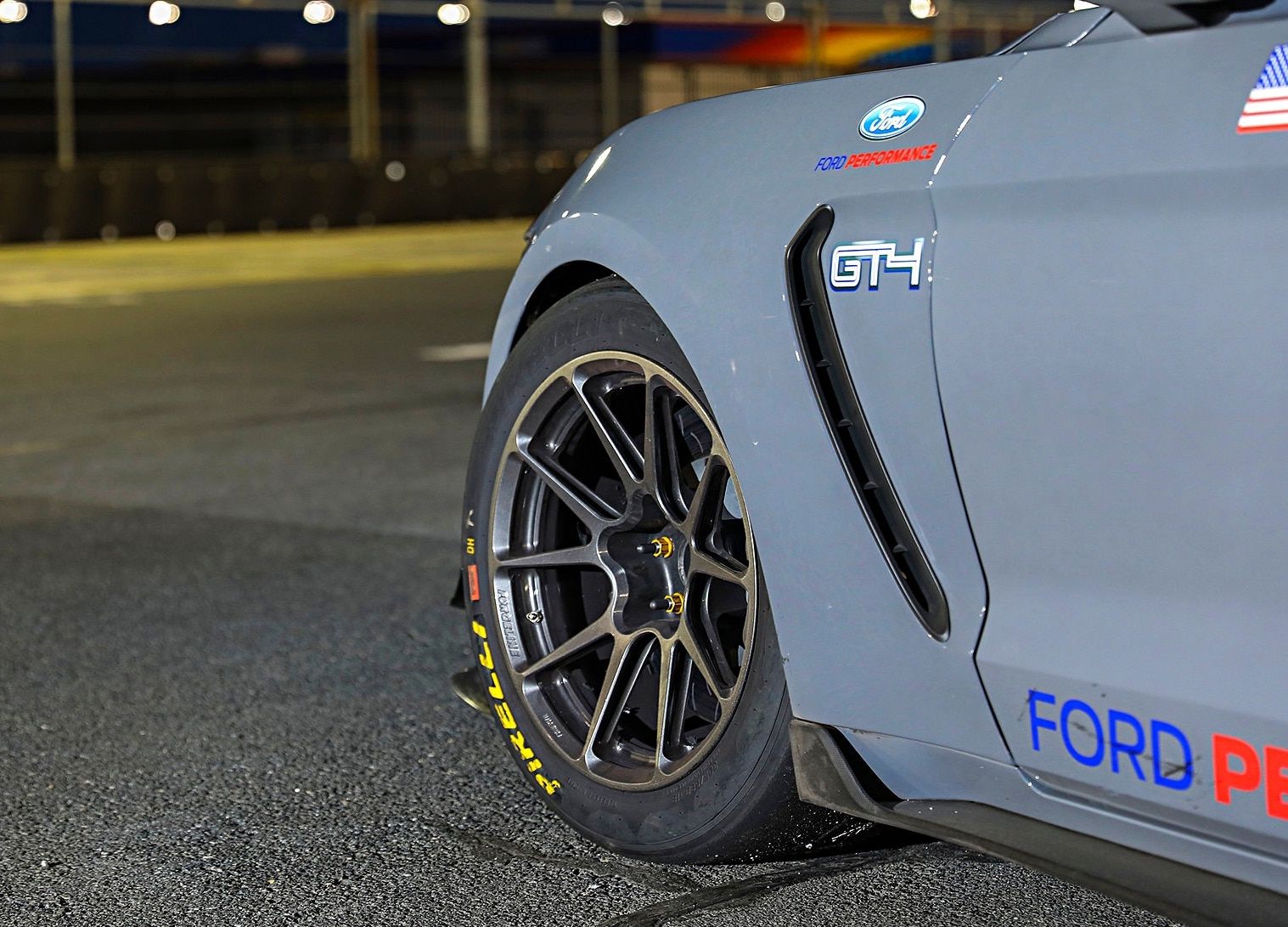 2018 Ford Mustang | PF Racing's GT4 Ford Mustang GT350R-C on Forgeline One Piece Forged Monoblock GS1R Wheels