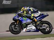 Rossi = power = wheelie