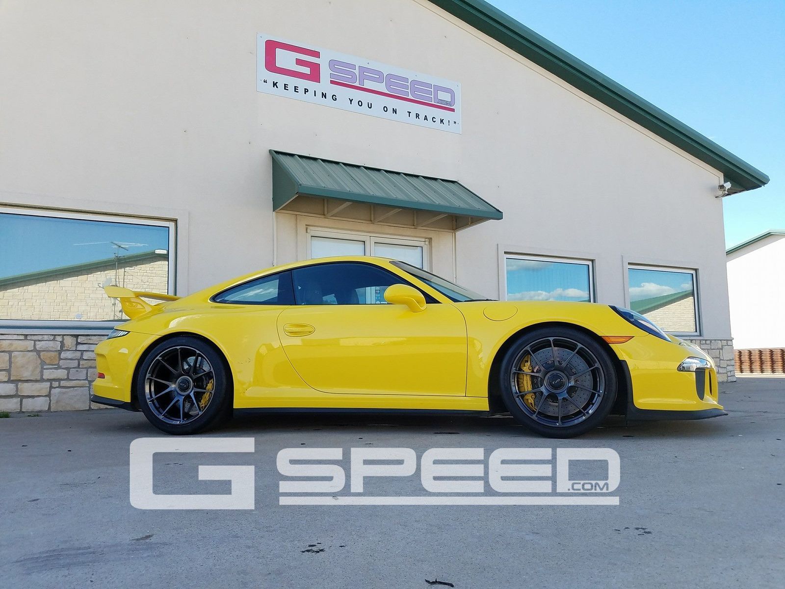 2016 Porsche 911 | Guillaumes' Racing Yellow 991 GT3 on Forgeline One Piece Forged Monoblock GS1R Wheels