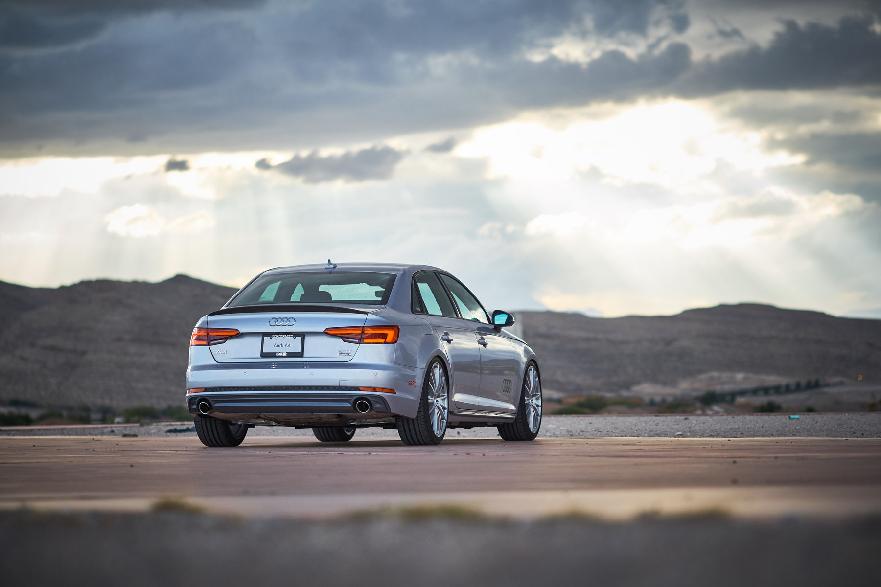 2017 Audi A4 | H&R 2017 Audi A4 - Rear