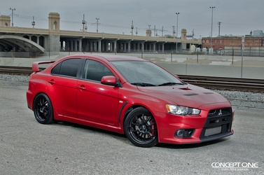 2012 Mitsubishi Lancer Evolution | '12 Mitsubishi Evo on Concept One CS-10's