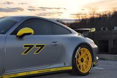 Phil T's Porsche 991 GT3 With PCCB Ceramic Brakes on 19-inch Forgeline One Piece Forged Monoblock GA1R Centerlock Wheels