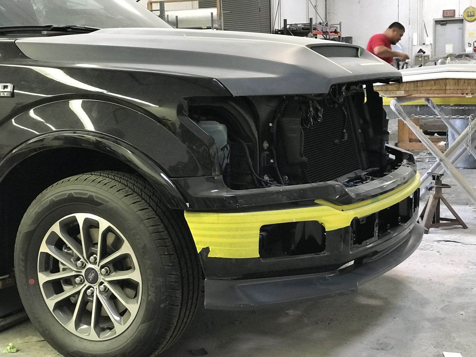 2018 Ford F-150 | 2018 Ford F-150 XLT SuperCab by RK Sport - Side View of Body Kit in Progress FordSEMA