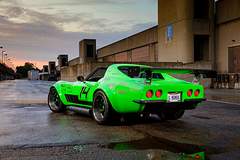 Bob Bertelsen's "Green Mamba" '68 Corvette on Forgeline CV3C Concave Wheels