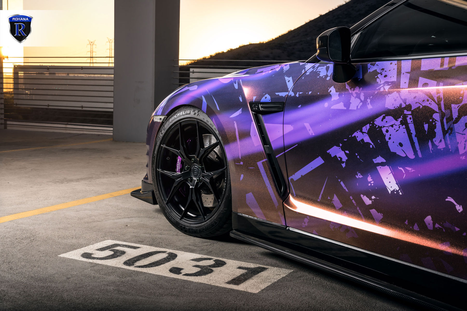 2016 Nissan GT-R | Wrapped Nissan GTR - Front Wheel