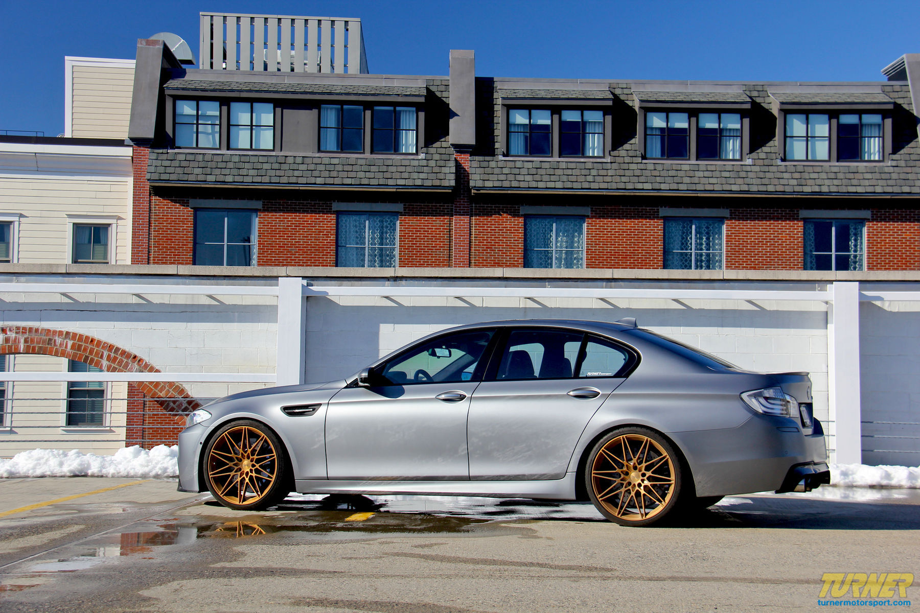 2015 BMW M5 | Turner Motorsport's Frozen Gray BMW F10 M5 on Forgeline One Piece Forged Monoblock MT1 Wheels