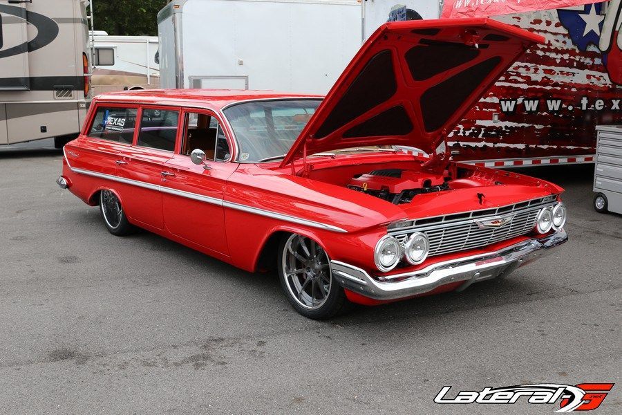 1961 Chevrolet Bel Air | Trevor Doelling's 1961 Chevy Parkwood Wagon on Forgeline RB3C Wheels