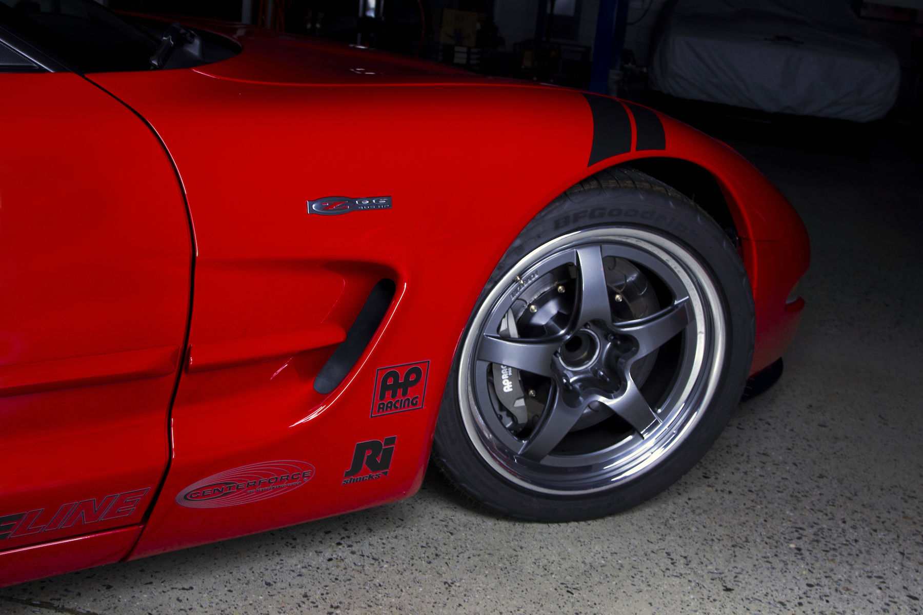 2004 Chevrolet Corvette Z06 | Ryan Mathews' C5 Corvette Z06 on Forgeline GF3 Open Lug Wheels
