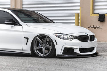 2014 BMW 4 Series | Bagged BMW 435i on Velgen Wheels  Classic5 Matte Gunmetal 20x9 & 20x10.5 