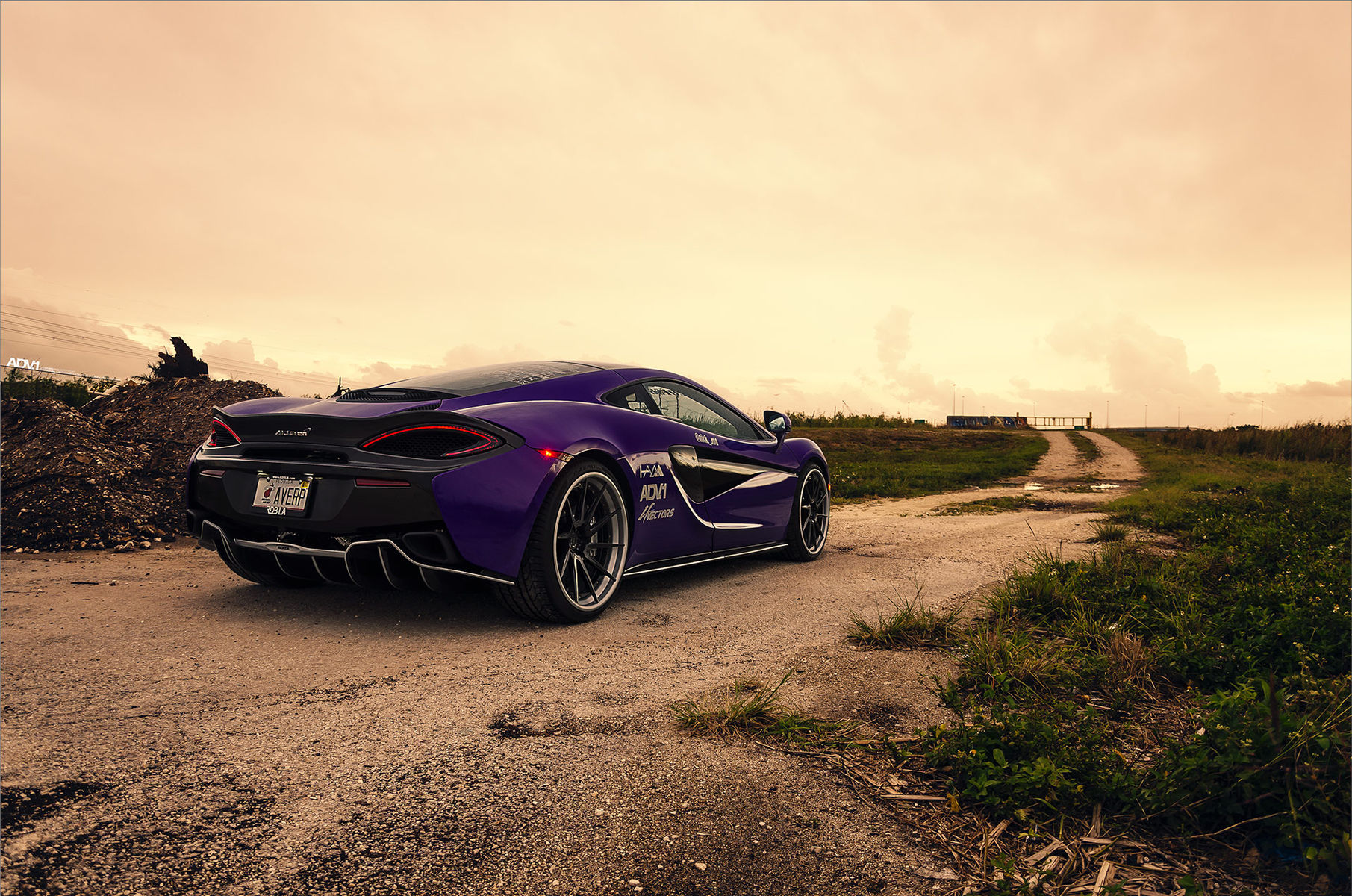 McLaren 570S | Purple McLaren 570S - ADV.1 Directional ADV10R Track Spec CS Series Wheels