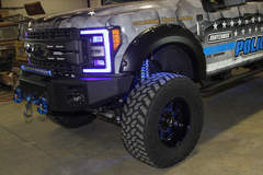 2017 Ford F-350 Super Duty 4x4 XL Crew Cab “MBX350 Matchbox Police” by Skyjacker Suspensions - Front Fascia Lights