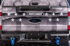 2017 Ford F-350 Super Duty 4x4 XL Crew Cab “MBX350 Matchbox Police” by Skyjacker Suspensions - Tailgate shot