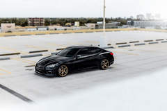 Infiniti Q50s on Velgen Wheels Classic5 Satin Bronze