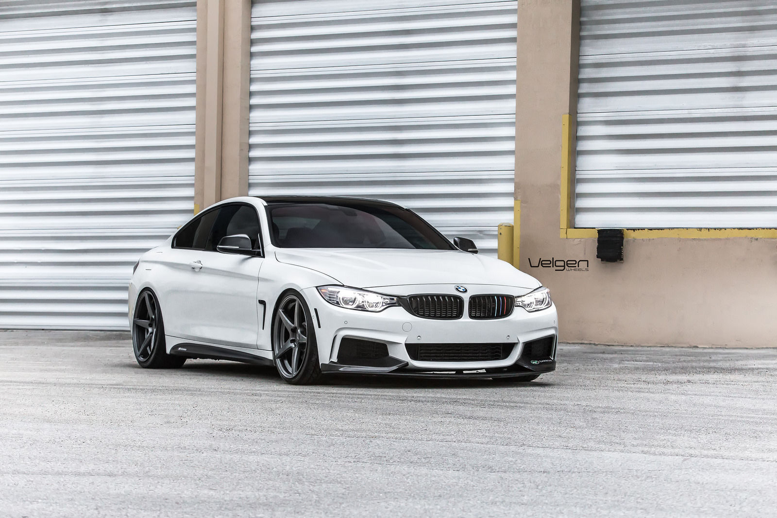 2014 BMW 4 Series | Bagged BMW 435i on Velgen Wheels  Classic5 Matte Gunmetal 20x9 & 20x10.5 