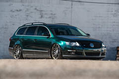 Chris Mentrup's Volkswagen Passat Wagon on Forgeline One Piece Forged Monoblock MT1 Wheels