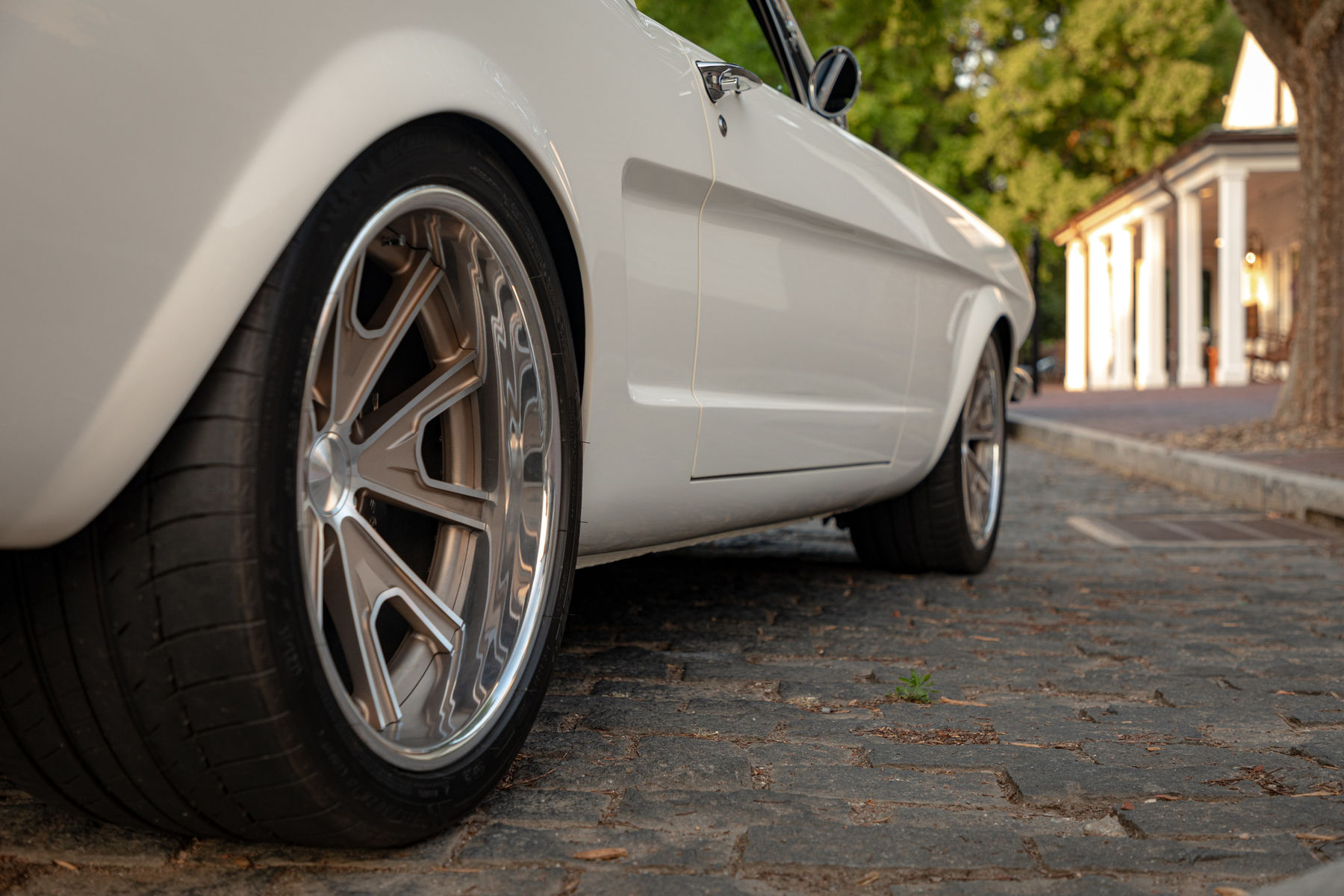 1966 Ford Mustang | Chris’ Detroit Speed-Built 1966 Ford Mustang on Forgeline Forged Three Piece Grudge Wheels