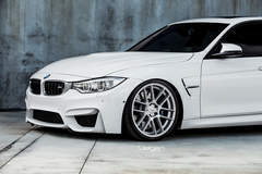 BMW M3 on Velgen Wheels VMB6 Matte Silver 20x9 & 20x10.5 