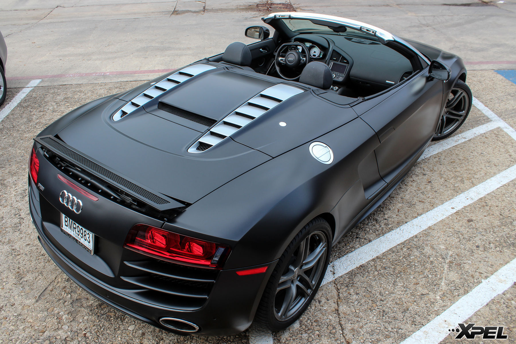 Audi R8 | Fully wrapped in XPEL STEALTH satin-finish paint protection film