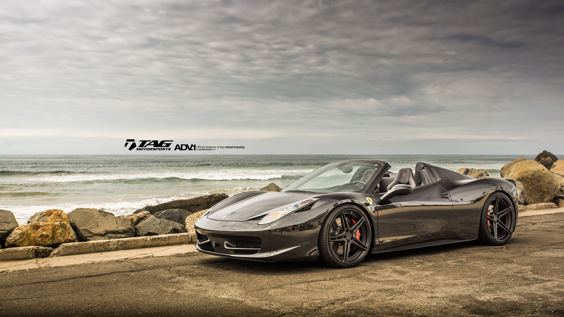 Ferrari 458 Spider Black