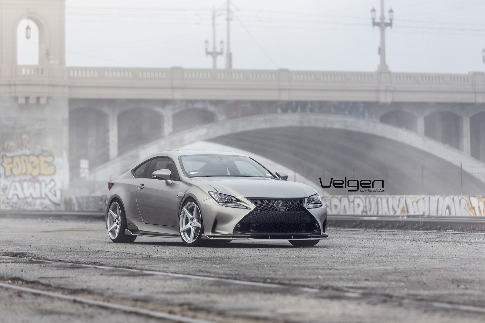 2015 Lexus RC 350 | Lexus RC350 F-Sport on Velgen Wheels Classic5 Matte Silver 20x9 & 20x10.5