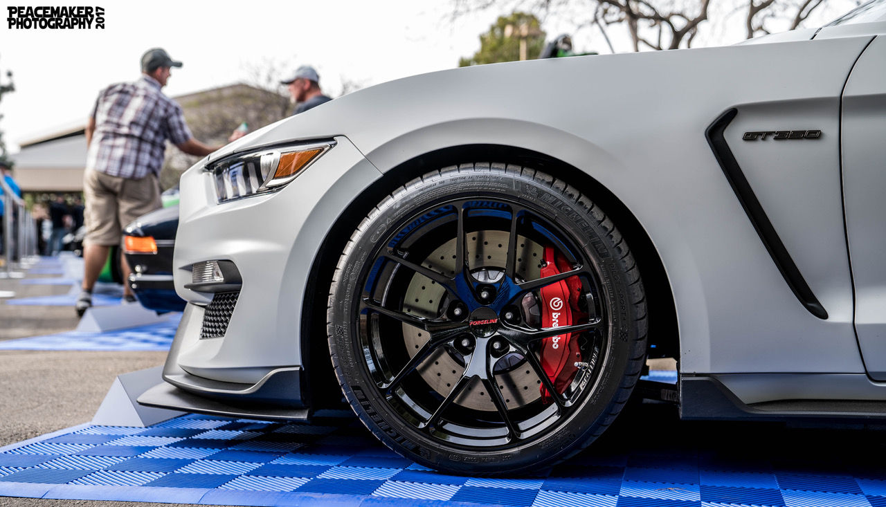 2018 Ford Mustang | Joe Gatt's Ford Mustang GT350R on Forgeline One Piece Forged Monoblock VX1R Wheels
