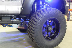 2017 Ford F-350 Super Duty 4x4 XL Crew Cab “MBX350 Matchbox Police” by Skyjacker Suspensions - Lit up wheelwell