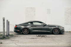 Bagged S550 on Satin Bronze Velgen Wheels 