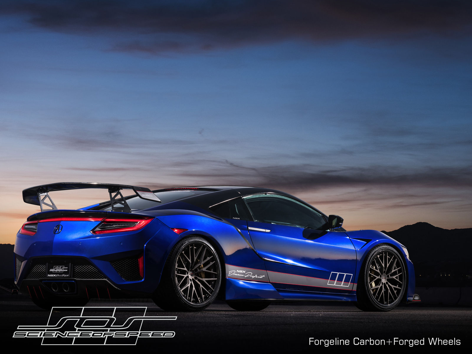 2017 Acura NSX | Science of Speed's 2017 Acura NSX on Forgeline Carbon+Forged CF203 Wheels