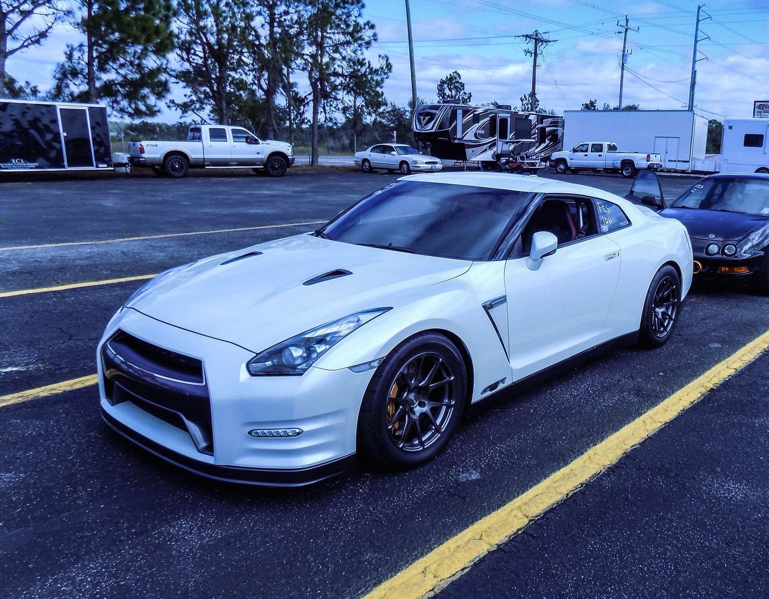 2009 Nissan GT-R | Tony Pasek's R35 Nissan GT-R on Forgeline One Piece Forged Monoblock GA1R Wheels