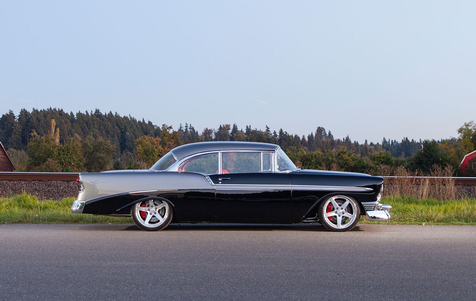 1956 Chevrolet Bel Air | Jeff Zirkle's Pro-Touring '56 Chevy Bel Air on Forgeline CF3C Wheels