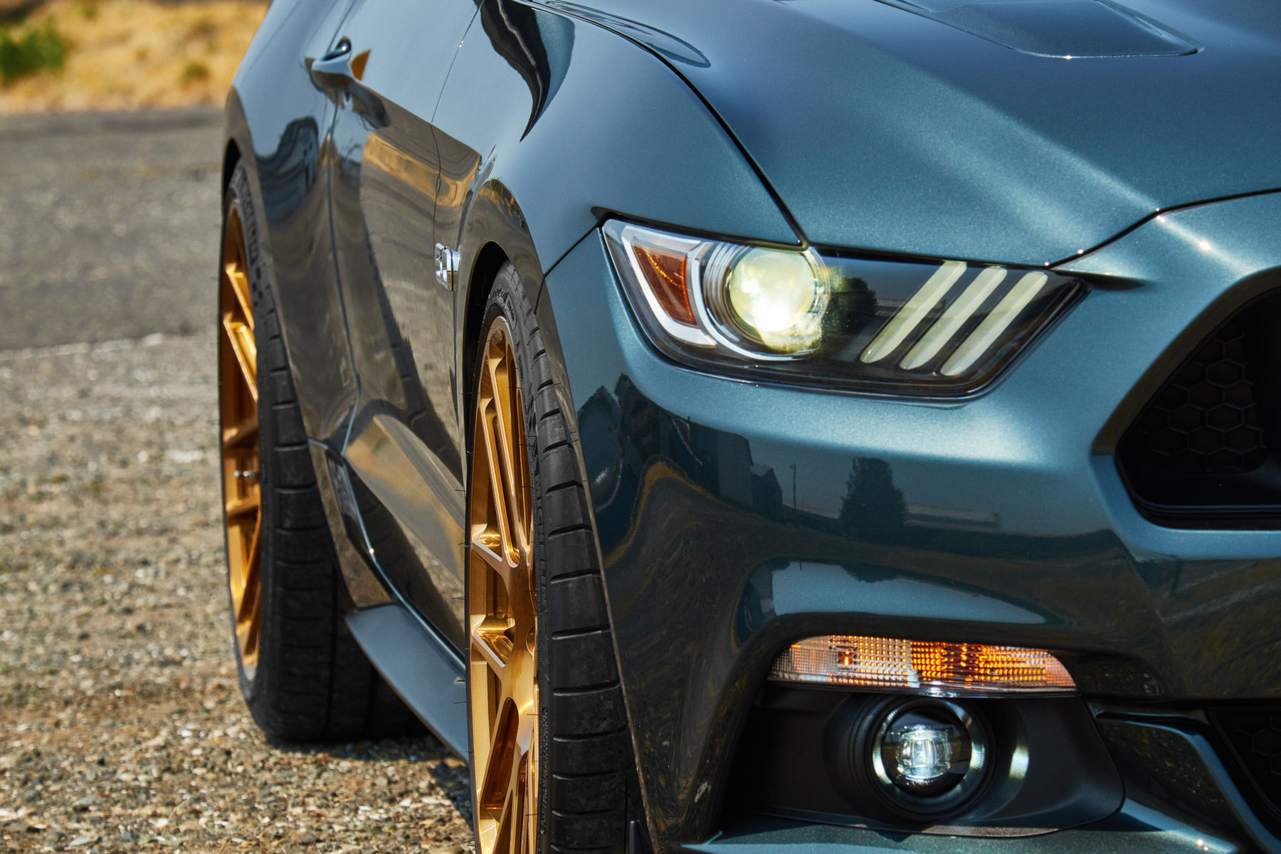 2015 Ford Mustang | H&R Springs Mustang on Forgeline SE1 Wheels