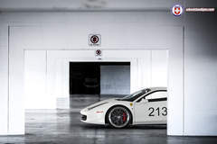 Ferrari 458 on HRE S101 at the Track  