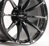 Forgeline One Piece Forged Monoblock GT1 5-Lug in Black Chrome PVD