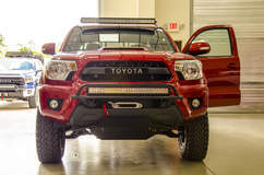 N-FAB TRD PRO Build - Toyota Tacoma Front LEDs Shot