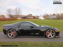 C6 Corvette Z06 on Forgeline One Piece Forged Monoblock CF1 Wheels