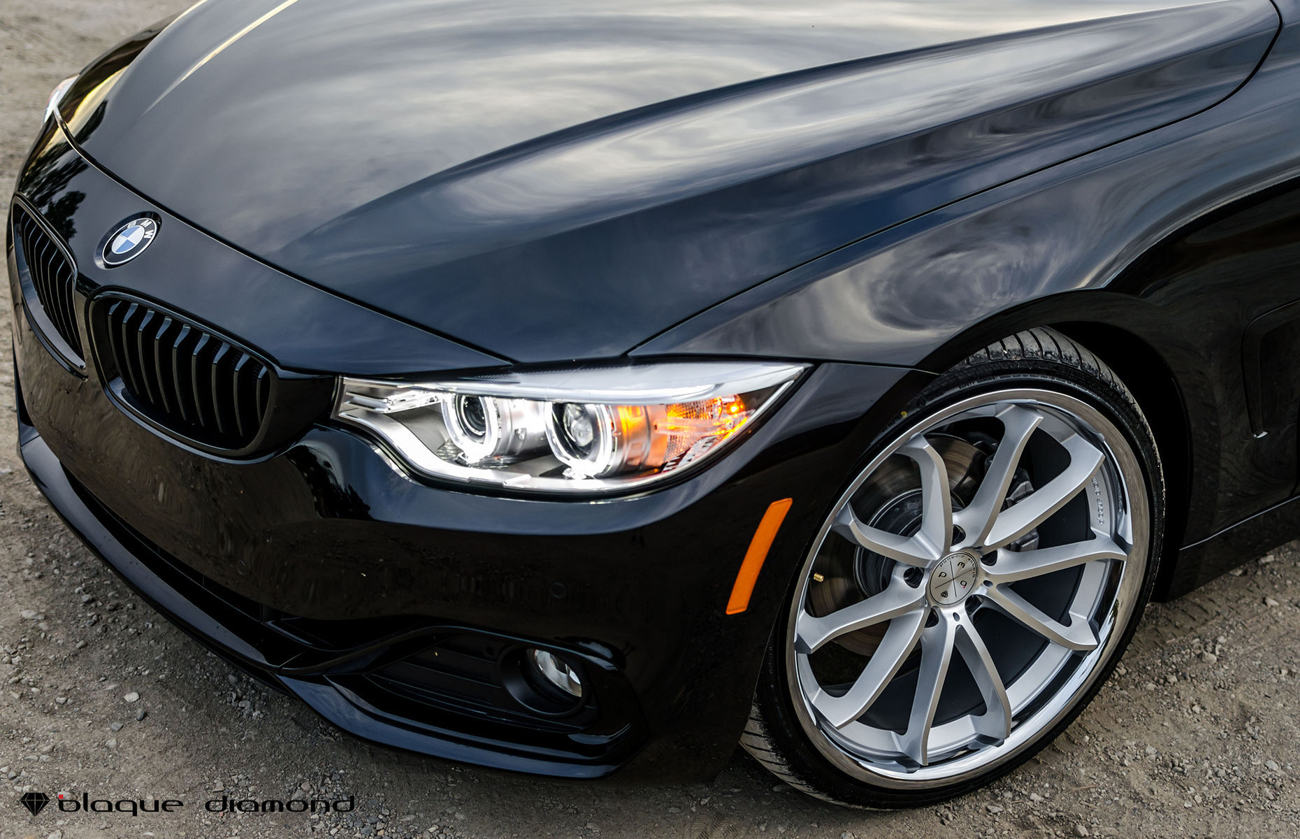2016 BMW 4 Series | 2016 BMW 430i Fitted With 22 Inch BD-23’s in Silver w/ Chrome SS Lip