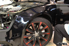 Audi A7 fully wrapped in XPEL STEALTH matte-finish paint protection film