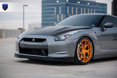 Gray Nissan GTR - Hood