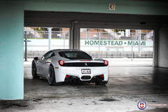 Ferrari 458 on HRE S101 at the Track  