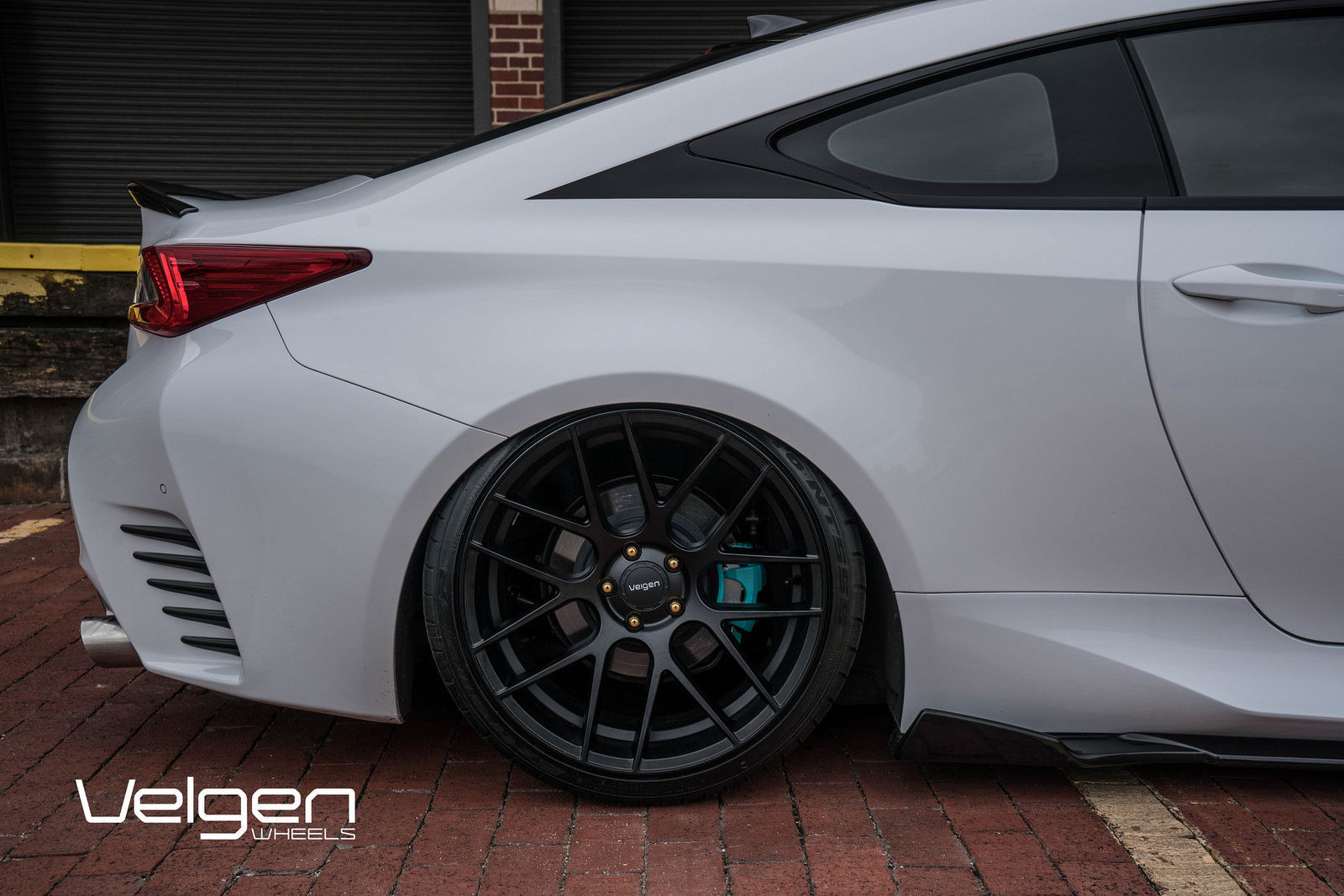 Bagged Lexus Rc F Sport On Velgen Wheels