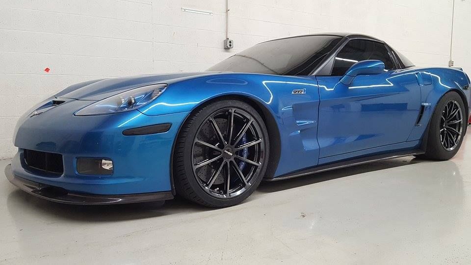 2011 Chevrolet Corvette ZR1 | Corvette ZR1/3ZR on Forgeline GT1 5-Lug Wheels - Front Side Photo