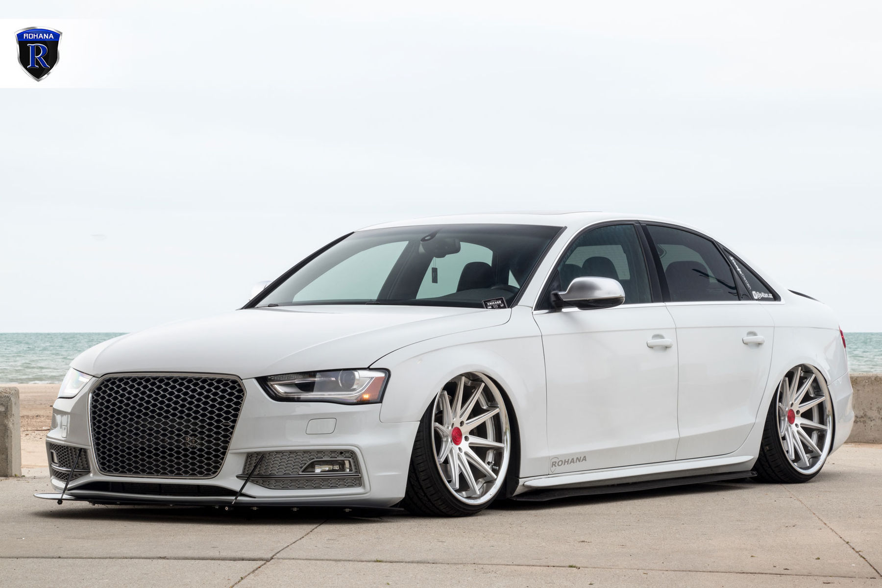 2016 Audi A4 | White Audi A4 - Driver Side Angle