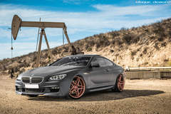2015 BMW 640i Fitted With 20 Inch BD-8’s in Rose Gold