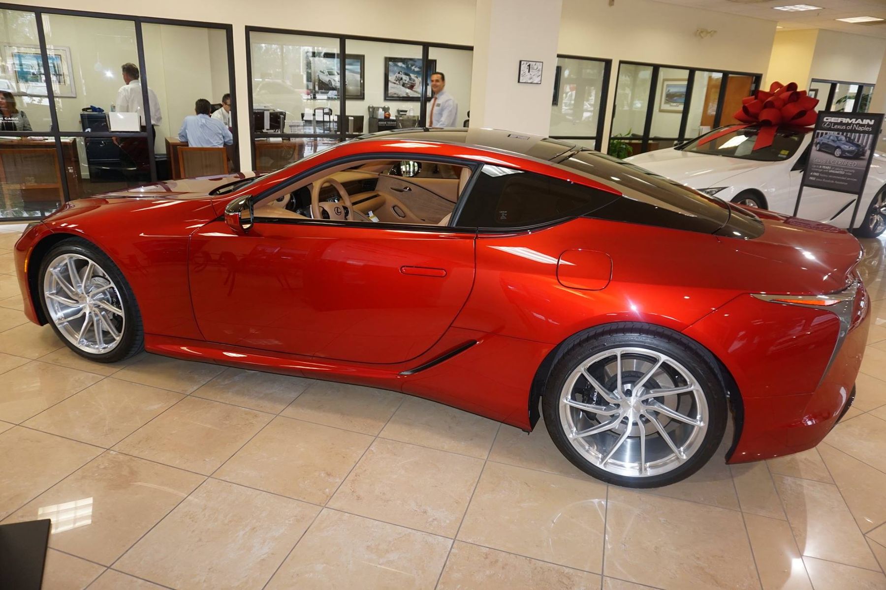 2018 Lexus LC500 | Germain Lexus of Naples' Lexus LC500 on Forgeline One Piece Forged Monoblock DR1 Wheels